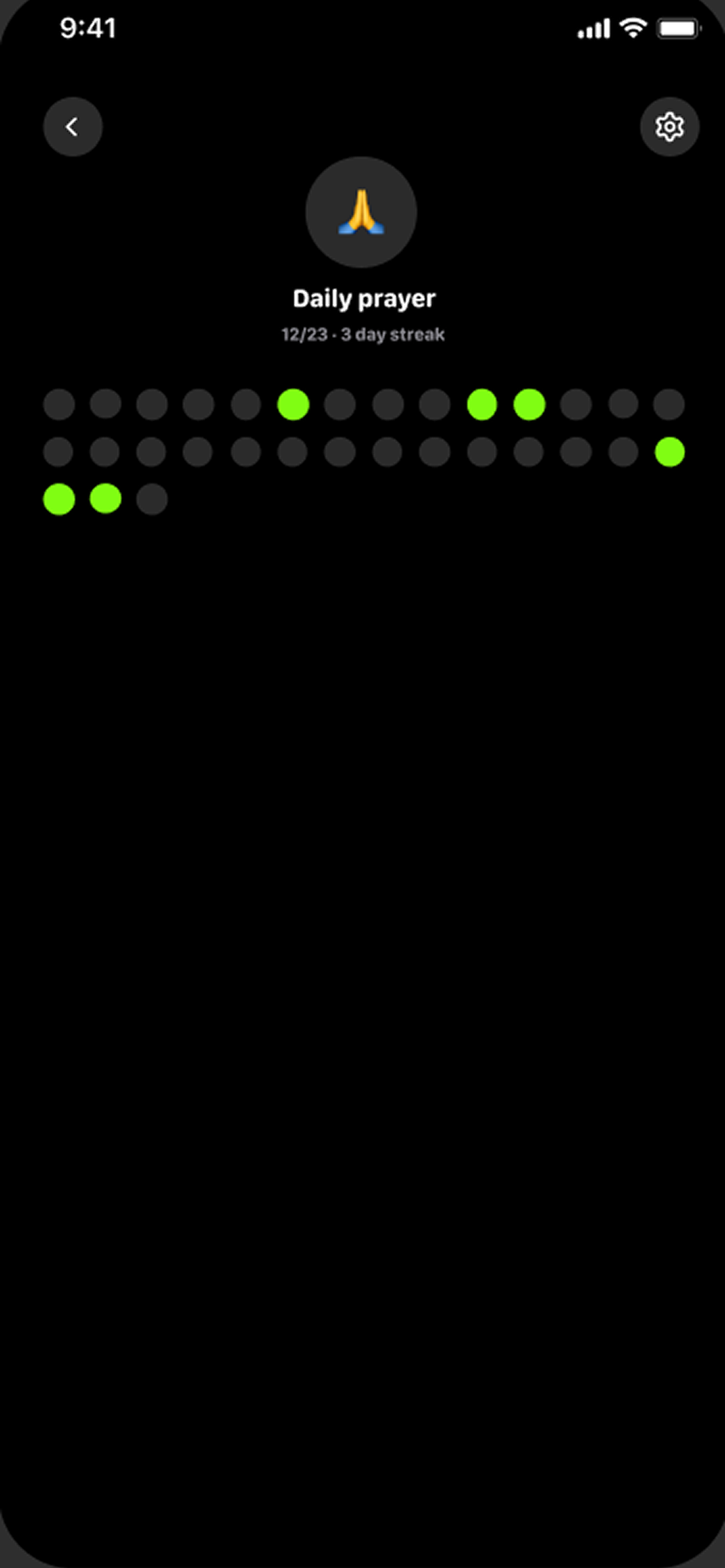 Habbitz App Screenshot
